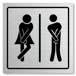 WC společné, 80x80mm, stříbrná, Arizona